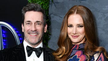 See Jon Hamm and Girlfriend Anna Osceola's Glamorous Red Carpet Debut